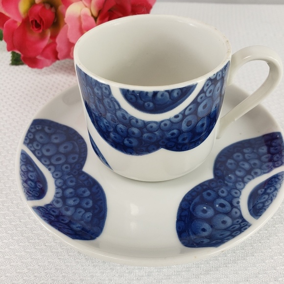 Nuage Fine China Tea Cup And Saucer Tuscany Japan - Picture 6 of 8
